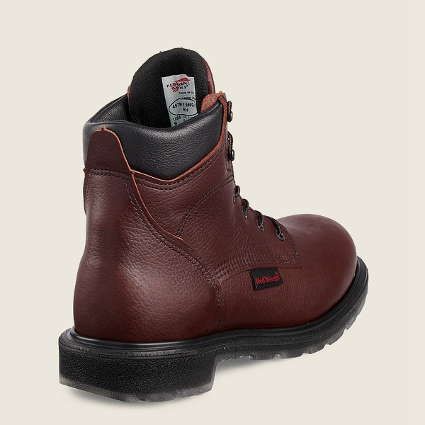 Red Wing Safety Boots Supersole® 2.0 - 6-inch Toe - Burgundy - Mens TAV601254